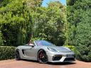 Porsche 718 Spyder, PDK Transmission, GT Silver Metallic, Sport Exhaust System, Bose Sound System, Bi-Xenon Headlights, Spyder Classic Interior, Xpel PPF, Porsche Warranty